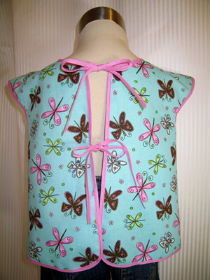 Arts Crafts Apron back