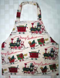 Vintage Train Apron